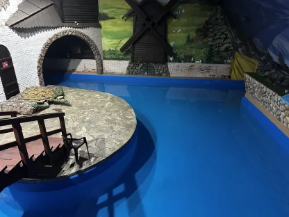 Ремонт медленной реки в аквапарке «Аквазаврия»